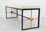 Zeugma BNC30 Black and Gold Long Bench