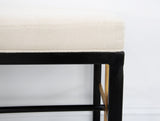 Zeugma BNC30 Black and Gold Long Bench