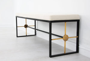 Zeugma BNC30 Black and Gold Long Bench