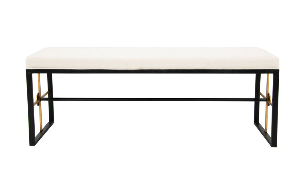 Zeugma BNC30 Black and Gold Long Bench