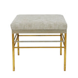BNC32 Silver & Gold Square Bench