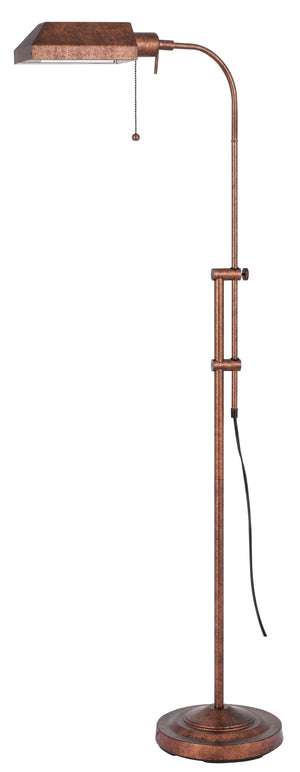 Cal Lighting 100W Pharmacy Floor Lamp with Adjust Pole BO-117FL-RU Rust BO-117FL-RU