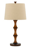 Cal Lighting 150W 3Way Resin Bamboo Table Lamp BO-2039TB Wood BO-2039TB