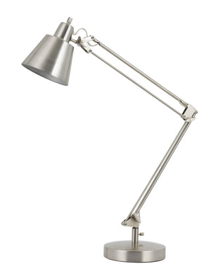 Cal Lighting 60W Udbina Dk Lp with Adjust Arms BO-2165TB-BS Brushed Steel BO-2165TB-BS