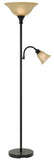 Cal Lighting 100W Metal Tr Lp with 60W Reading Lp BO-2391TR-DB Dark Bronze BO-2391TR-DB