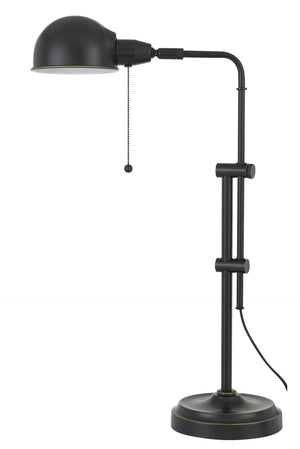 Cal Lighting 60W Corby Pharmacy Desk Lamp with Pull Chain Switch BO-2441DK-ORB Oil Rubbed Bronze BO-2441DK-ORB