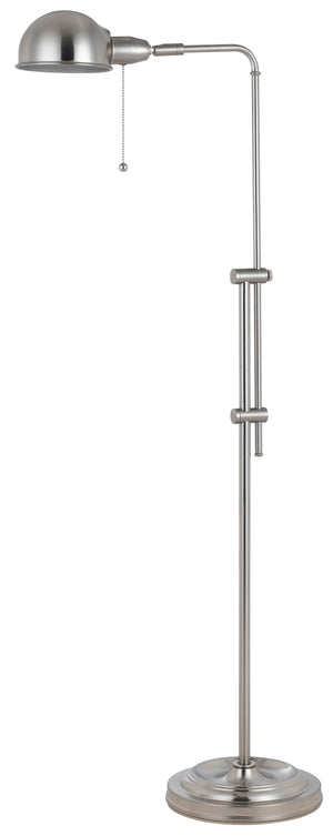 Cal Lighting 60W Croby Pharmacy Floor Lamp BO-2441FL-BS Brushed Steel BO-2441FL-BS