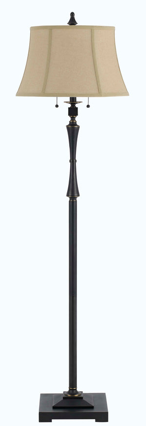 Cal Lighting 60W x 2 Madison Club Floor Lamp BO-2443FL Oil Rubbed Bronze BO-2443FL