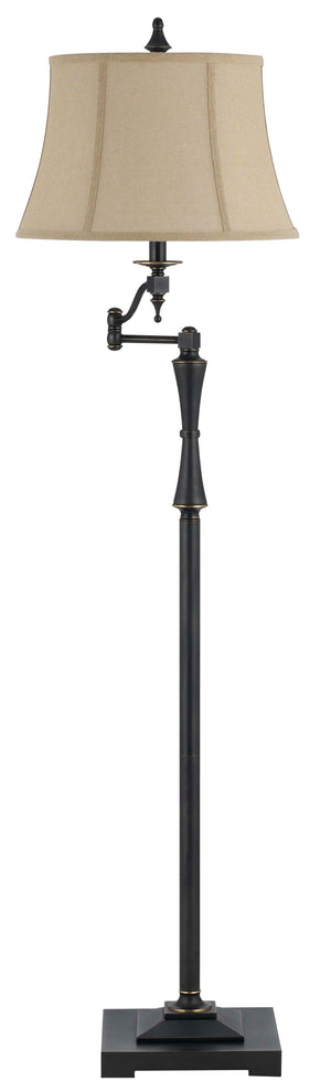 Cal Lighting 150W 3 Way Madison Swing Arm Floor Lamp BO-2443SWFL Oil Rubbed Bronze BO-2443SWFL