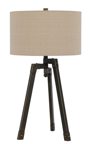 Cal Lighting 150W Tripod Table Lamp BO-2626TB iron BO-2626TB