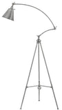 60W Merton Metal Adjust Able Tripod Floor Lamp with Metal Shade
