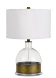 150W 3 Way Rapallo Glass/Metal Table Lamp