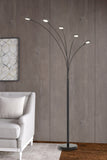 Cal Lighting Cremona Integrated LED Metal Arc Floor Lamp BO-2873FL-5L-DB Dark Bronze BO-2873FL-5L-DB