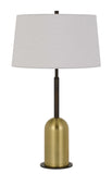 Rimini Metal Desk Lamp with Linen Drum Shade