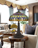 Cal Lighting Tiffany Table Lamp BO-2901TB Dark Bronze BO-2901TB