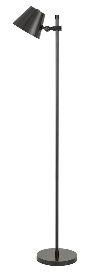 Cal Lighting Vaduz LED 12W Metal Floor Lamp with Adjustable Head, 3000K BO-2922FL-DB Dark Bronze BO-2922FL-DB