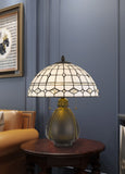 Cal Lighting 60W x 2 Tiffany Table Lamp BO-2942TB Dark Bronze BO-2942TB