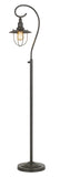 Cal Lighting 60W Vigo Metal Downbridge Floor Lamp (Edison Bulb Included) BO-2944FL-DB Dark Bronze BO-2944FL-DB