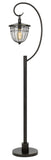 Cal Lighting 60W Alma Metal/Glass Downbridge Lantern Style Floor Lamp (Edison Bulb Included) BO-2993FL Glass BO-2993FL