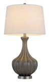 Cal Lighting 150W 3 Way Duxbury Ceramic Table Lamp. Priced And Sold As Pairs BO-3068TB-2 White BO-3068TB-2