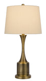 Cal Lighting 100W Toccoa Metal Table Lamp. Priced And Sold As Pairs BO-3071TB-2 White BO-3071TB-2