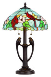 Cal Lighting 60W x 2 Tiffany Table Lamp BO-3076TB Tiffany BO-3076TB