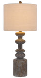 Cal Lighting 150W 3 Way Blackfoot Resin Table Lamp. Priced And Sold As Pairs BO-3080TB-2 Beige BO-3080TB-2