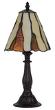 Cal Lighting 40W Metal/Resin Tiffany Accent Lamp with Inline Switch BO-3116AC Tiffany Multi BO-3116AC