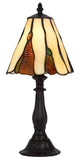 Cal Lighting 40W Metal/Resin Tiffany Accent Lamp with Inline Switch BO-3116AC Tiffany Multi BO-3116AC