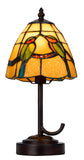 Cal Lighting 40W Metal/Resin Tiffany Accent Lamp with Inline Switch BO-3118AC Tiffany Multi BO-3118AC