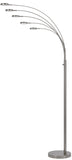 Cal Lighting Malibu Intergrated LED 8W x 5 Metal Arc Floor Lamp BO-3121FL-5L-BS  BO-3121FL-5L-BS