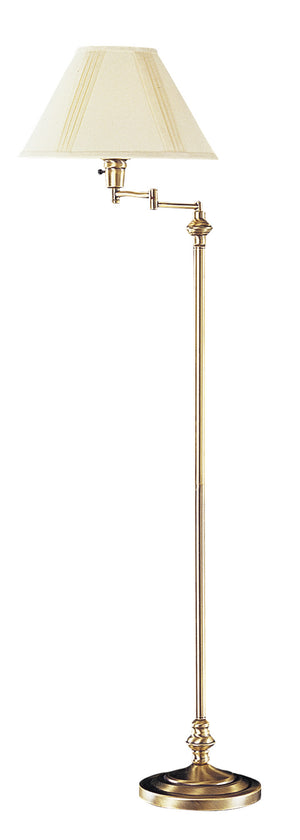 Cal Lighting 150W 3 Way Swing Arm Floor Lamp BO-314-AB Antique Brass BO-314-AB