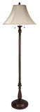 Cal Lighting 60W x 2 Floor Lamp BO-581FL Antique Rust BO-581FL