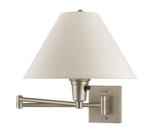 Cal Lighting 60W Wall Swing Arm (2 Swings) Lamp BO-635-BS Brushed Steel BO-635-BS