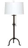 Cal Lighting 75W Iron Table Lamp with Pull Chain BO-903TB Matt Black BO-903TB