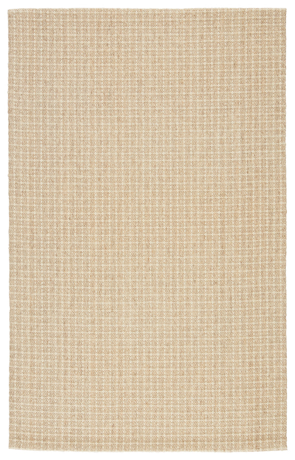 Jaipur Living Tane Natural Solid Beige/ Ivory Area Rug (10'X14')