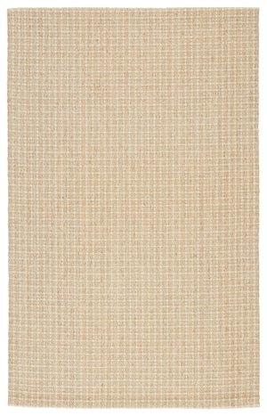 Jaipur Living Tane Natural Solid Beige/ Ivory Area Rug (10'X14')