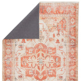 Jaipur Living Boheme Collection BOH01 Rhoda 78% Cotton 16% Polyester 6% Polyester Chenille Machine Made Bohemian Medallion Rug RUG152280