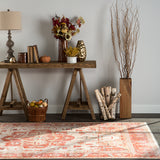 Jaipur Living Rhoda Medallion Orange/ Ivory Area Rug (10'X14')