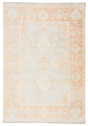 Jaipur Living Patrin Oriental Orange/ Light Gray Area Rug (10'X14')