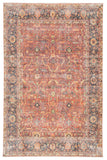 Jaipur Living Avonlea Oriental Blue/ Orange Area Rug (10'X14')