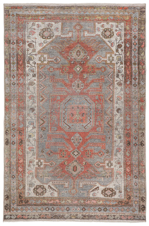 Jaipur Living Palazza Medallion Gray/ Orange Area Rug (10'X14')