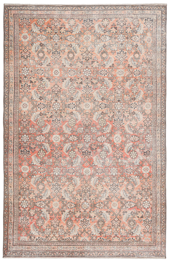Jaipur Living Thistle Oriental Orange/ Cream Area Rug (10'X14')