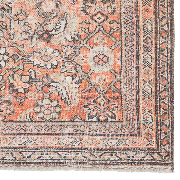 Jaipur Living Thistle Oriental Orange/ Cream Area Rug (10'X14')