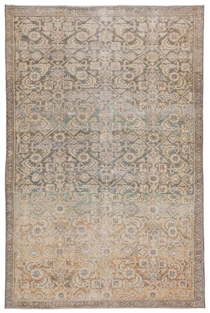 Jaipur Living Atkins Trellis Gold/ Green Area Rug (10'X14')