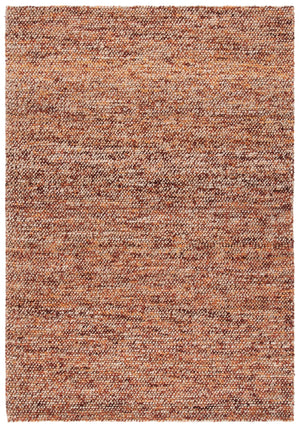 Bohemian 901 Handwoven 85% Jute, 15% Wool Rug Natural / Rust 85% Jute, 15% Wool BOH901P-5