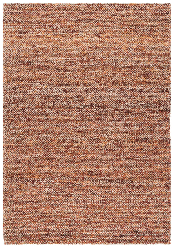 Bohemian 901 Handwoven 85% Jute, 15% Wool Rug Natural / Rust 85% Jute, 15% Wool BOH901P-5