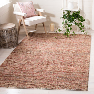 Bohemian 901 Handwoven 85% Jute, 15% Wool Rug Natural / Pink 85% Jute, 15% Wool BOH901U-5