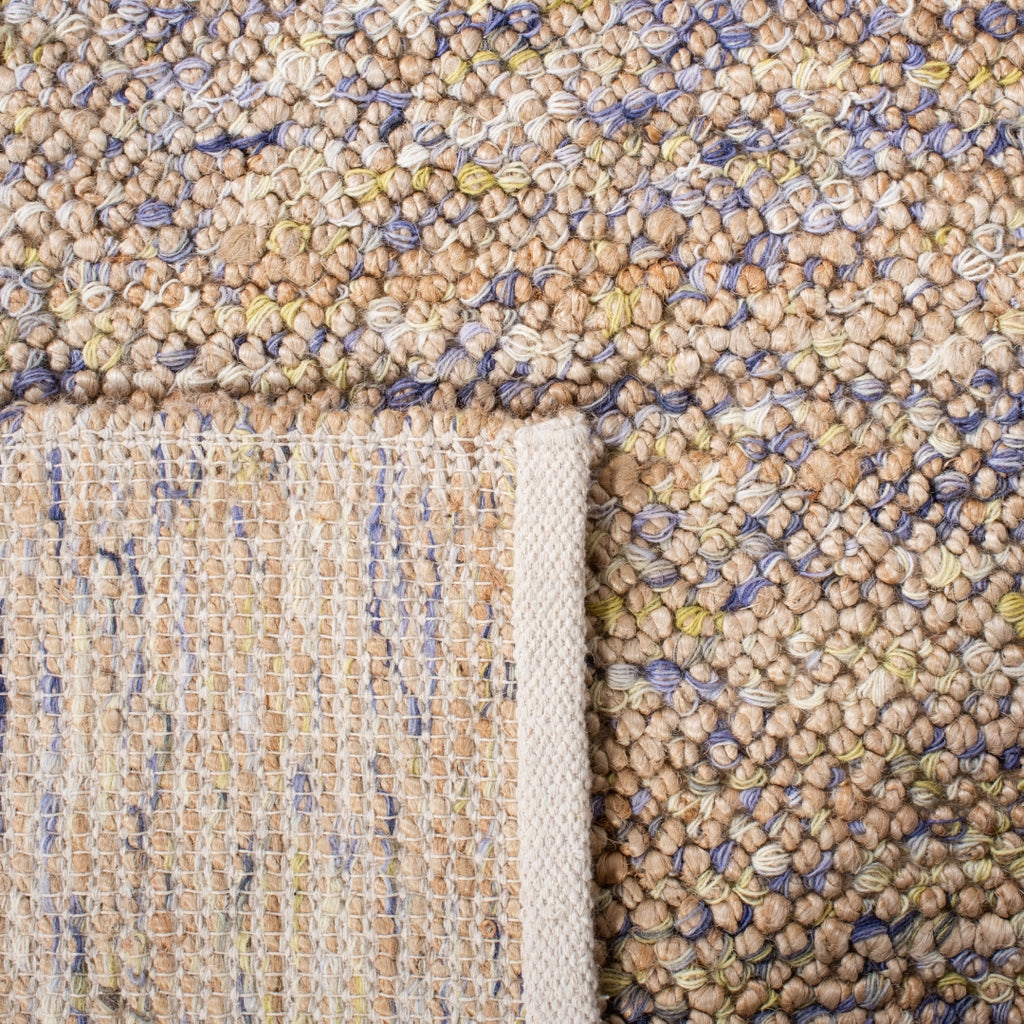 Bohemian 901 Handwoven 85% Jute, 15% Wool Rug Natural / Purple 85% Jute, 15% Wool BOH901V-5