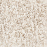 Chandra Rugs Bolero 100% Polyester Hand-Woven Contemporary Shag Rug White 9' x 13'